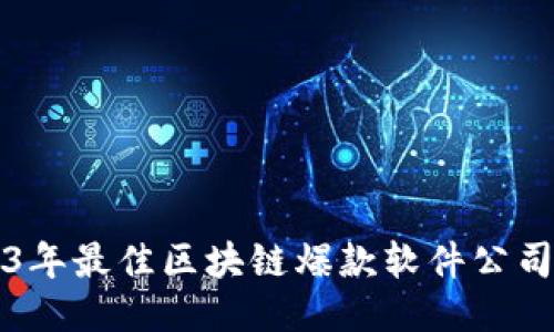 2023年最佳区块链爆款软件公司推荐