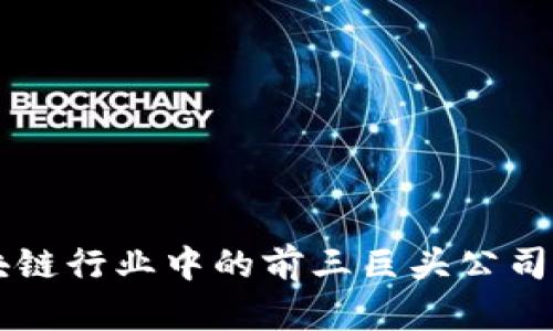 区块链行业中的前三巨头公司分析
