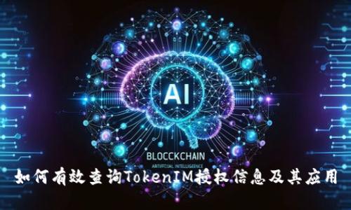 如何有效查询TokenIM授权信息及其应用