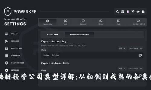 区块链经营公司类型详解：从初创到成熟的各类企业