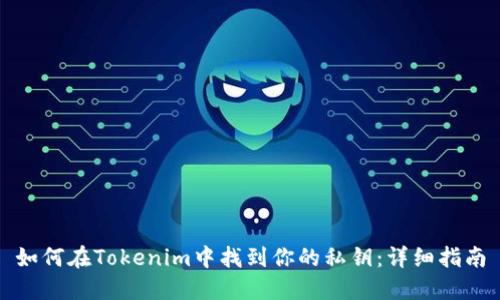 如何在Tokenim中找到你的私钥：详细指南