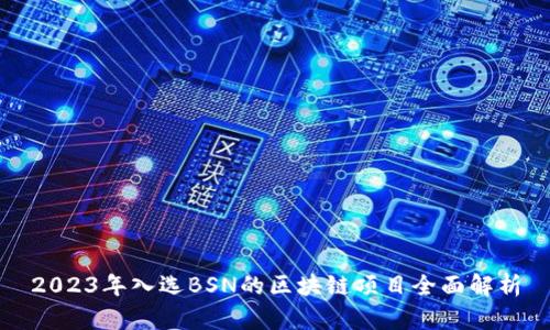 2023年入选BSN的区块链项目全面解析