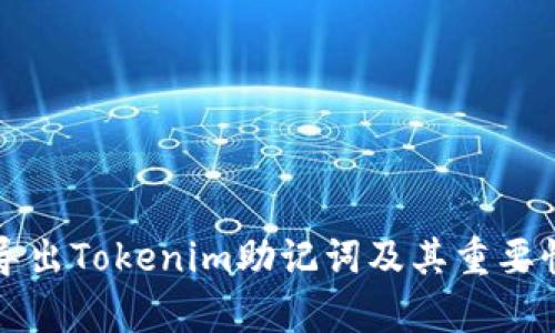 如何导出Tokenim助记词及其重要性解析