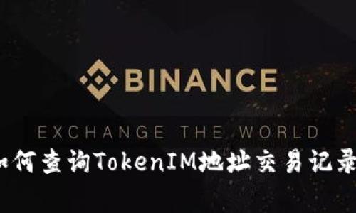 独家揭秘：如何查询TokenIM地址交易记录的专家秘诀