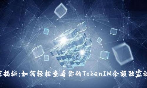 专家揭秘：如何轻松查看你的TokenIM余额独家秘诀！