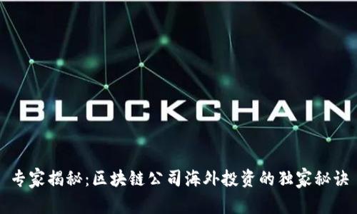 专家揭秘：区块链公司海外投资的独家秘诀